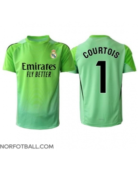 Billige Fotballdrakt Real Madrid Thibaut Courtois #1 Keeper Replika Bortedrakt 2025-26 Kortermet